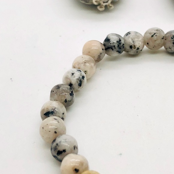 Vintage Jasper Stone Bracelet & Earrings - Picture 10 of 10